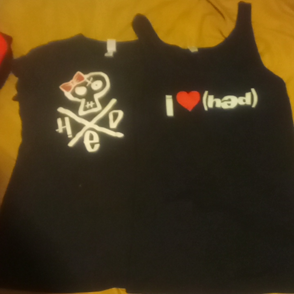 Bundle of 5 (hed)p.e. shirts/tank
